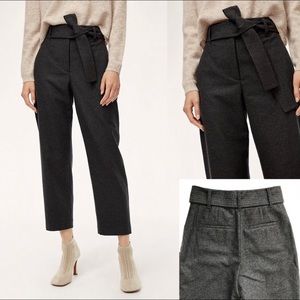 Charcoal Aritzia Wilfred Trousers